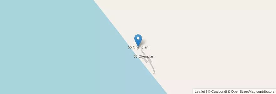 Mapa de ubicacion de SS Olympian en إقليم ماجلان.