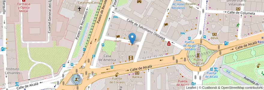Mapa de ubicacion de St John's en 西班牙, Comunidad De Madrid, Comunidad De Madrid, Área Metropolitana De Madrid Y Corredor Del Henares, Madrid.