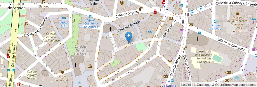 Mapa de ubicacion de Starbeers en Испания, Мадрид, Мадрид, Área Metropolitana De Madrid Y Corredor Del Henares, Мадрид.