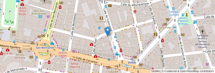 Mapa de ubicacion de Starbucks en 西班牙, Comunidad De Madrid, Comunidad De Madrid, Área Metropolitana De Madrid Y Corredor Del Henares, Madrid.