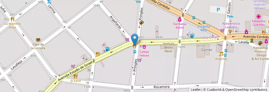 Mapa de ubicacion de Stars, Almagro en Argentina, Autonomous City Of Buenos Aires, Autonomous City Of Buenos Aires.