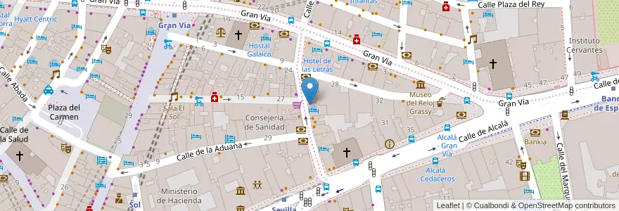 Mapa de ubicacion de Steak Burger en Испания, Мадрид, Мадрид, Área Metropolitana De Madrid Y Corredor Del Henares, Мадрид.