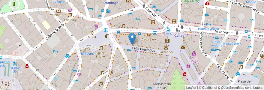 Mapa de ubicacion de Steakburger en Spain, Community Of Madrid, Community Of Madrid, Área Metropolitana De Madrid Y Corredor Del Henares, Madrid.