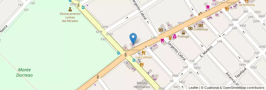 Mapa de ubicacion de Stella Maris en Argentina, Buenos Aires, Partido De La Matanza, Lomas Del Mirador.