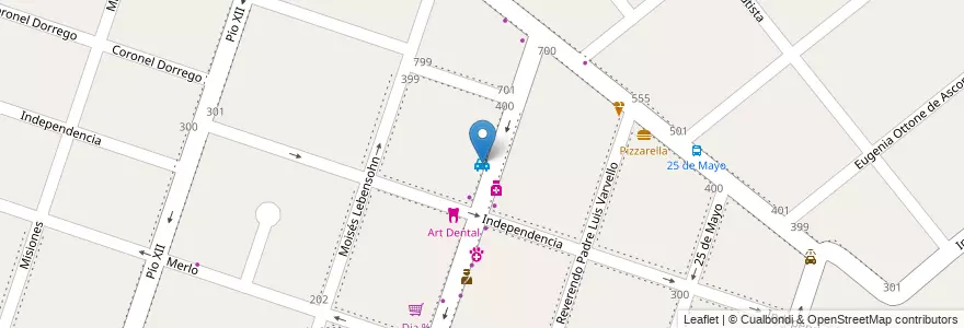Mapa de ubicacion de Stilo en Argentinië, Buenos Aires, Partido De Moreno, Partido De Merlo, Merlo.
