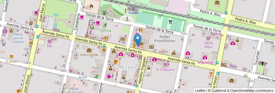 Mapa de ubicacion de Stilo en Argentine, Santa Fe, Departamento Rosario, Municipio De Funes, Funes.