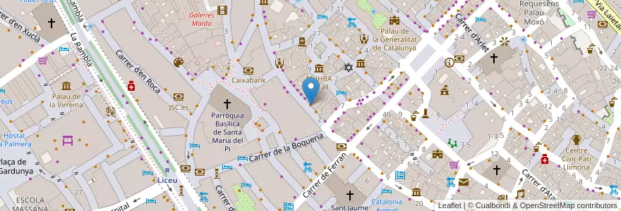 Mapa de ubicacion de Stoke en إسبانيا, كتالونيا, برشلونة, بارسلونس, Barcelona.