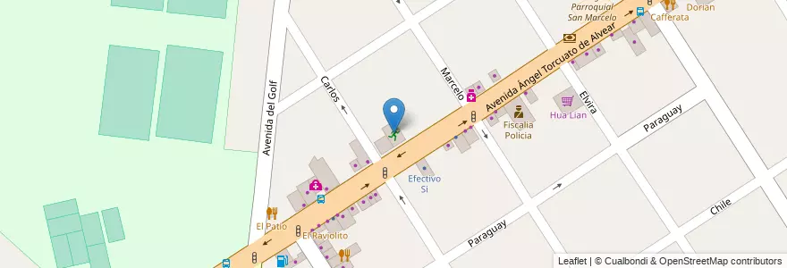 Mapa de ubicacion de Stor Gym en الأرجنتين, بوينس آيرس, Don Torcuato.
