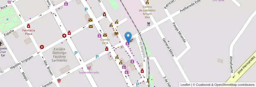 Mapa de ubicacion de "Studio 1" Laboratorio Fotográfico en Аргентина, Кордова, Departamento Cruz Del Eje, Municipio De Cruz Del Eje, Pedanía Cruz Del Eje, Cruz Del Eje.