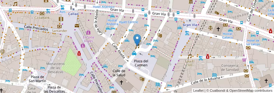 Mapa de ubicacion de Stylo en إسبانيا, منطقة مدريد, منطقة مدريد, Área Metropolitana De Madrid Y Corredor Del Henares, مدريد.