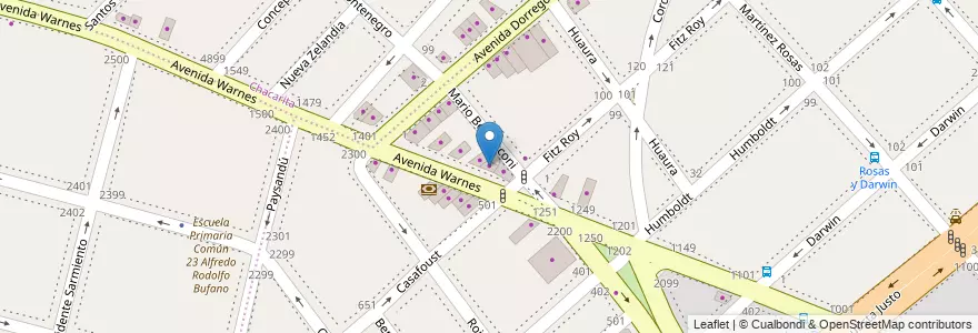Mapa de ubicacion de Su Accesorio Positron, Villa Crespo en Arjantin, Ciudad Autónoma De Buenos Aires, Buenos Aires, Comuna 15.
