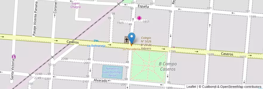 Mapa de ubicacion de Su Heladería en Argentina, Salta, Capital, Municipio De Salta, Salta.
