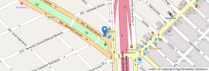 Mapa de ubicacion de Su Remis en Arjantin, Buenos Aires, Partido De Tres De Febrero.
