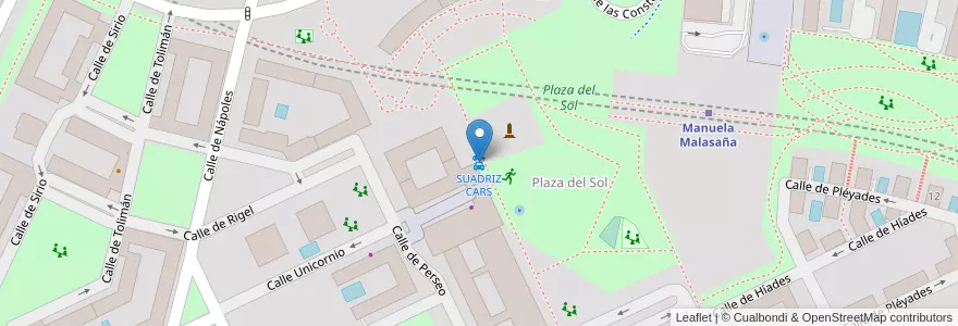 Mapa de ubicacion de SUADRIZ CARS en España, Comunidad De Madrid, Comunidad De Madrid, Área Metropolitana De Madrid Y Corredor Del Henares, Móstoles.