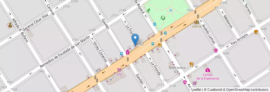 Mapa de ubicacion de Suavestar, Villa General Mitre en Argentina, Autonomous City Of Buenos Aires, Autonomous City Of Buenos Aires, Comuna 11.
