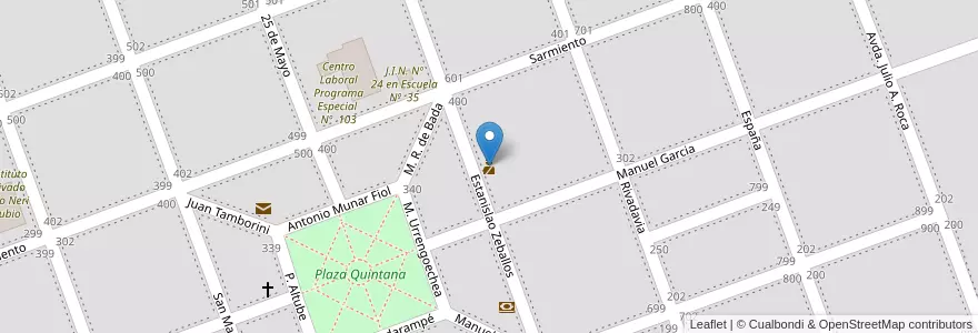 Mapa de ubicacion de Subcomisaría en アルゼンチン, ラ・パンパ州, Departamento Catriló, Municipio De Lonquimay, Lonquimay.