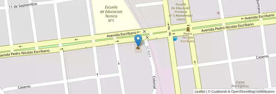 Mapa de ubicacion de Subdelegación Chascomús en Arjantin, Buenos Aires, Partido De Chascomús, Chascomús.
