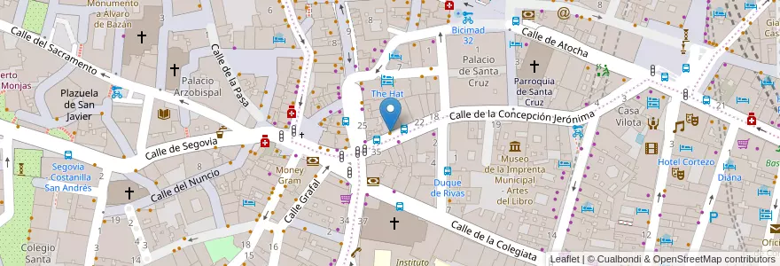 Mapa de ubicacion de Sublime Dreams food en Испания, Мадрид, Мадрид, Área Metropolitana De Madrid Y Corredor Del Henares, Мадрид.