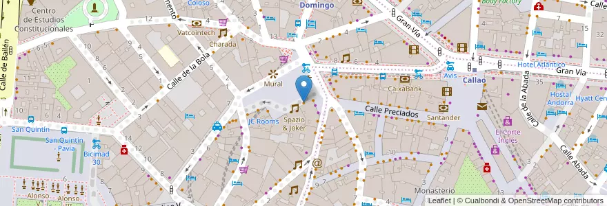 Mapa de ubicacion de Sublime Tokyo en Spain, Community Of Madrid, Community Of Madrid, Área Metropolitana De Madrid Y Corredor Del Henares, Madrid.