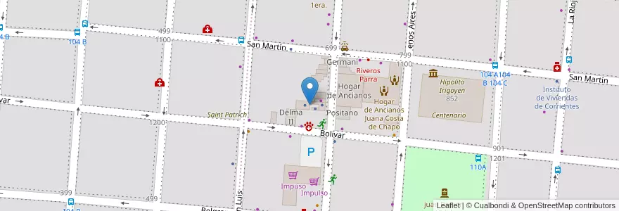 Mapa de ubicacion de Subsecretaria de Sistemas y Tecnologias de la INformacion en Arjantin, Corrientes, Departamento Capital, Corrientes, Corrientes.
