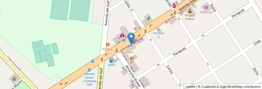 Mapa de ubicacion de Subway en الأرجنتين, بوينس آيرس, Don Torcuato.