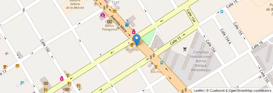 Mapa de ubicacion de Subway en Argentinië, Buenos Aires, Partido De Berazategui, Berazategui.
