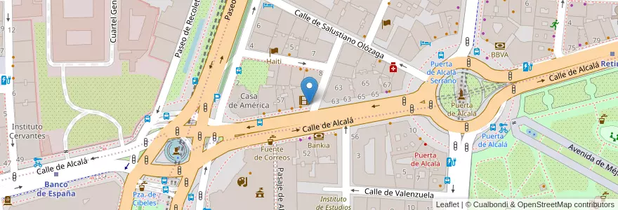 Mapa de ubicacion de Subway en Spain, Community Of Madrid, Community Of Madrid, Área Metropolitana De Madrid Y Corredor Del Henares, Madrid.