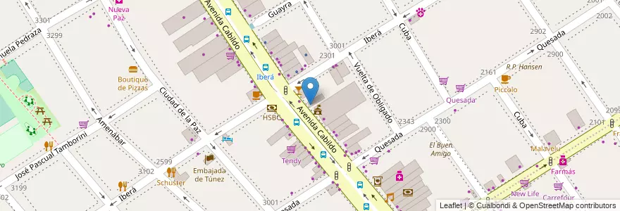 Mapa de ubicacion de Subway, Nuñez en الأرجنتين, Ciudad Autónoma De Buenos Aires, Buenos Aires, Comuna 13.