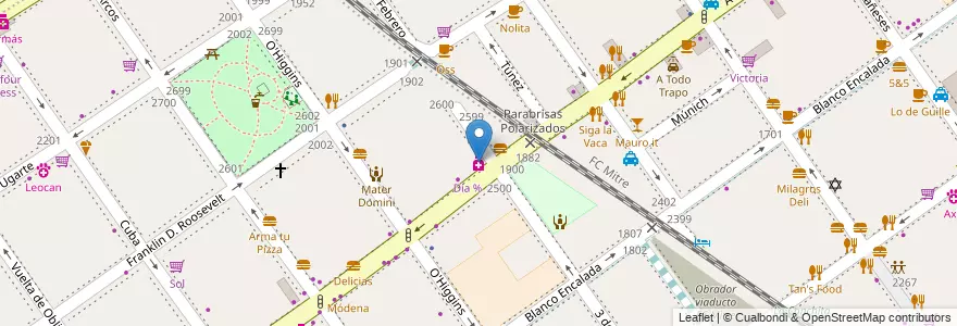 Mapa de ubicacion de Sufarmasalud, Belgrano en 阿根廷, Ciudad Autónoma De Buenos Aires, 布宜诺斯艾利斯, Comuna 13.