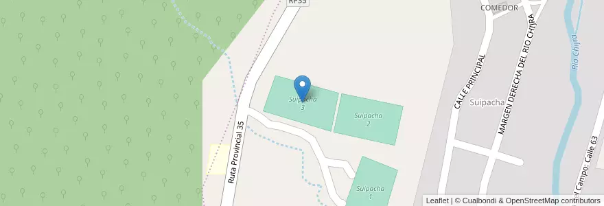 Mapa de ubicacion de Suipacha 3 en アルゼンチン, フフイ州, Departamento Doctor Manuel Belgrano, Municipio De San Salvador De Jujuy.