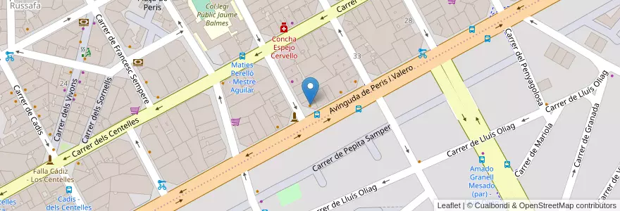 Mapa de ubicacion de Suleman Doner Kebab y Pizza en Spanje, Valencia, Valencia, Comarca De València, Valencia.