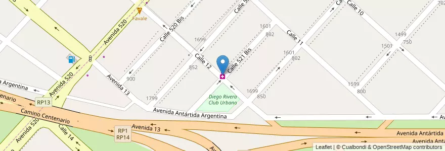 Mapa de ubicacion de SUMED, Tolosa en Argentina, Provincia Di Buenos Aires, Partido De La Plata, Tolosa.