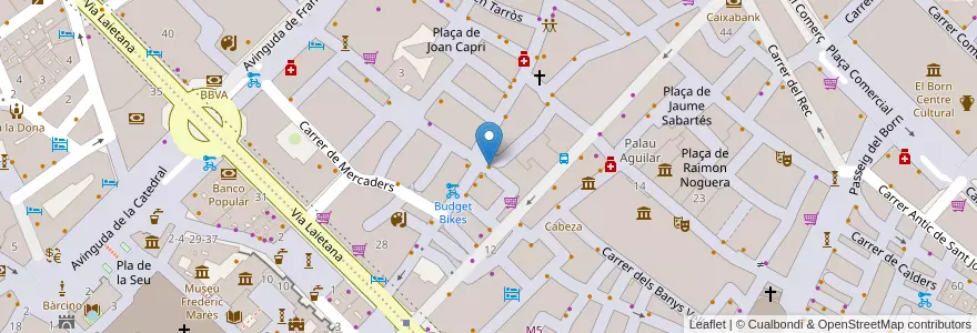 Mapa de ubicacion de Sunrise Doner Kebab en Sepanyol, Catalunya, Barcelona, Barcelonès, Barcelona.