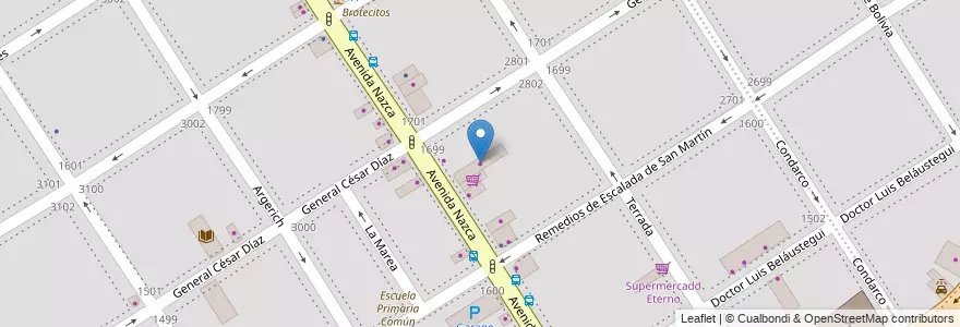 Mapa de ubicacion de Super Dragon, Villa Santa Rita en アルゼンチン, Ciudad Autónoma De Buenos Aires, ブエノスアイレス, Comuna 11.