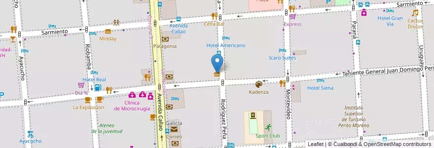 Mapa de ubicacion de Super Hanmurge, San Nicolas en アルゼンチン, Ciudad Autónoma De Buenos Aires, ブエノスアイレス.