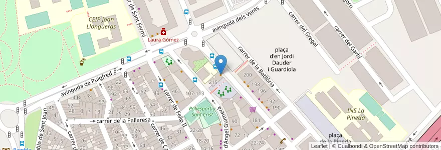 Mapa de ubicacion de Super Pollo en Espagne, Catalogne, Barcelone, Barcelonais, Badalona.