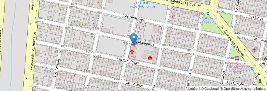 Mapa de ubicacion de Super Sam en آرژانتین, Misiones, Departamento Capital, Municipio De Posadas.