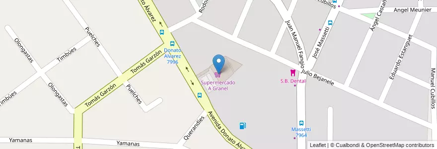 Mapa de ubicacion de Supermercado A Granel en Argentine, Córdoba, Departamento Capital, Pedanía Capital, Córdoba, Municipio De Córdoba.