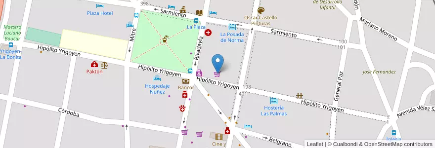 Mapa de ubicacion de Supermercado Cordiez en 아르헨티나, Córdoba, Departamento Punilla, Pedanía Dolores, Municipio De Capilla Del Monte, Capilla Del Monte.