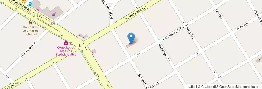 Mapa de ubicacion de Supermercado mas Coco en Argentinien, Provinz Buenos Aires, Partido De Quilmes, Bernal.