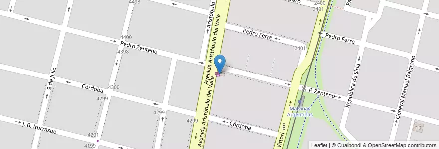 Mapa de ubicacion de Supermercado Patricia en Argentina, Santa Fe, Departamento La Capital, Santa Fe Capital, Santa Fe.