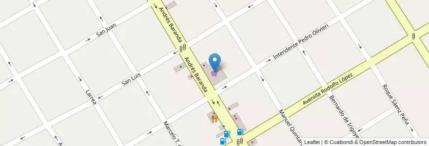 Mapa de ubicacion de Supermercados Sol en Argentinië, Buenos Aires, Partido De Quilmes, Quilmes.