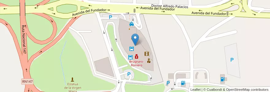 Mapa de ubicacion de Supervielle en アルゼンチン, サンルイス州, Juan Martín De Pueyrredón, Municipio De San Luis, San Luis.