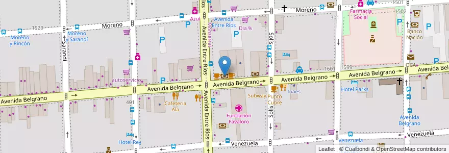 Mapa de ubicacion de Superville, Montserrat en آرژانتین, Ciudad Autónoma De Buenos Aires, Buenos Aires.