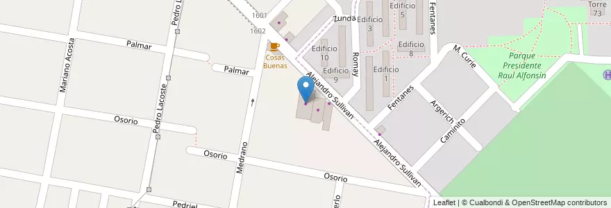 Mapa de ubicacion de Supreme Cado en Argentina, Buenos Aires, Partido De Merlo, San Antonio De Padua.