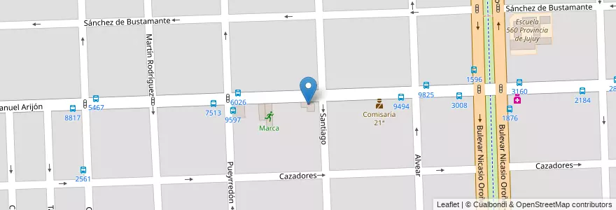 Mapa de ubicacion de SUR Computacion en Arjantin, Santa Fe, Departamento Rosario, Municipio De Rosario, Rosario.