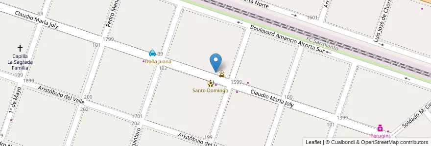 Mapa de ubicacion de Surprise en Arjantin, Buenos Aires, Partido De Moreno, Moreno.