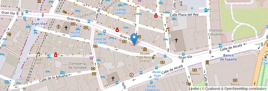 Mapa de ubicacion de Sushi Store en Испания, Мадрид, Мадрид, Área Metropolitana De Madrid Y Corredor Del Henares, Мадрид.