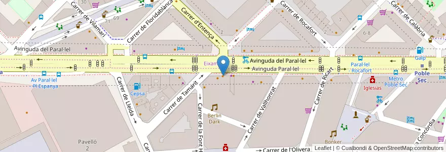 Mapa de ubicacion de Sushi Way en スペイン, カタルーニャ州, Barcelona, バルサルネス, Barcelona.