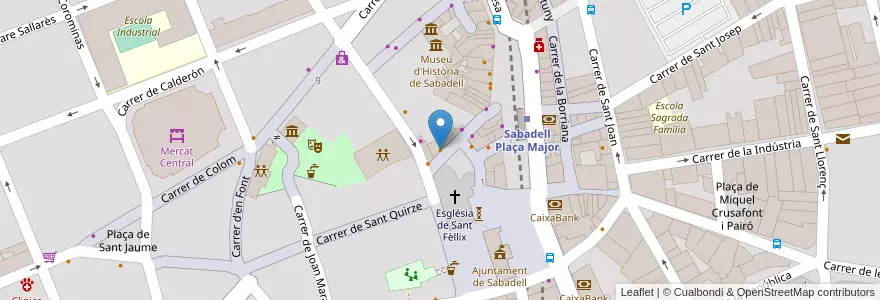 Mapa de ubicacion de Sushi21 en Spanien, Katalonien, Barcelona, Vallès Occidental, Sabadell.